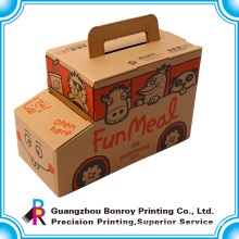 Car shape foldable box kraft paper package with custom printing logo